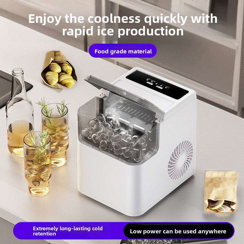 Ice machine household cross-border portable smart dormitory commercial low power bullet ice automatic small ice machine