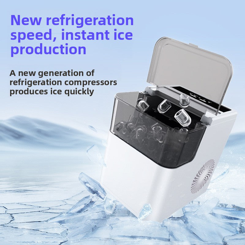 Ice machine household cross-border portable smart dormitory commercial low power bullet ice automatic small ice machine